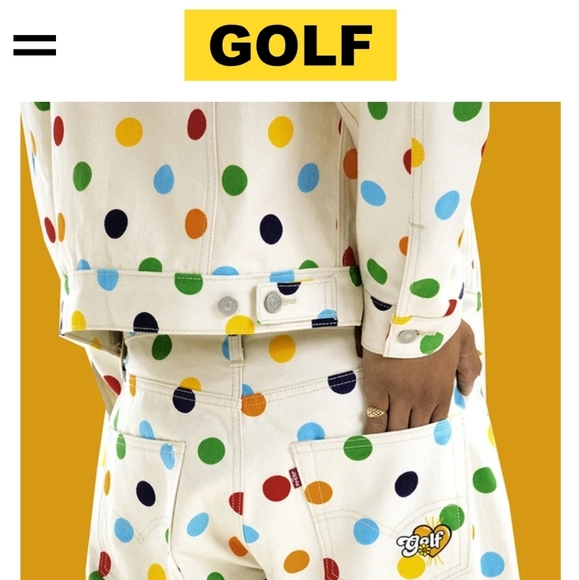 NWT Levi's x Golf Wang Vintage Fit Jean Jacket XL - Picture 6 of 6